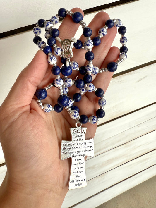 Lapis & White Serenity