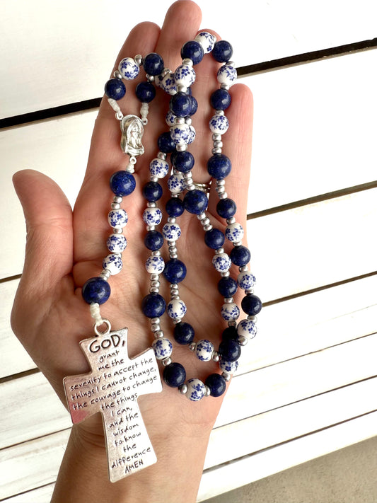 Lapis & White Serenity